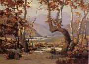 Elmer Wachtel Golder Autumn,Cajon Pass oil painting